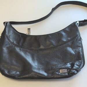 Vintage Pelle Studio Black Leather Handbag – Like New